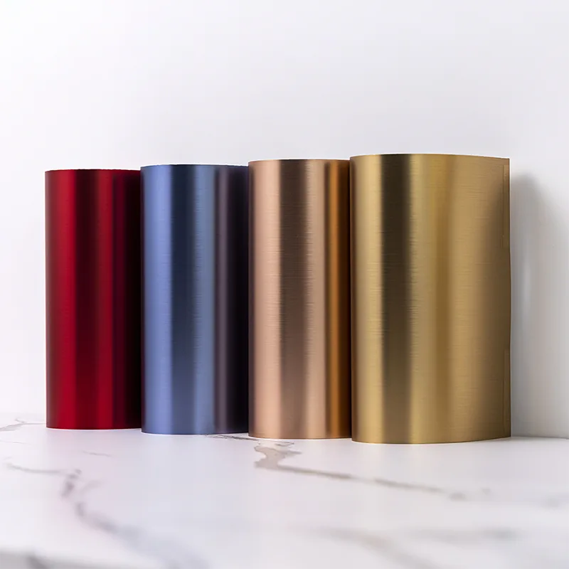 پانل دیواری جامد بامبو با بافت فلزی PET