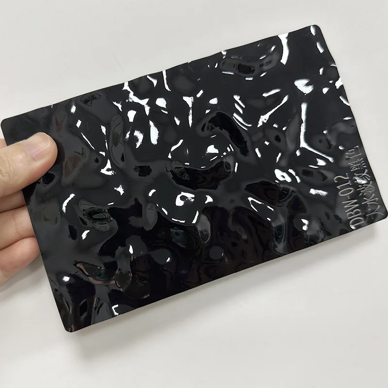 پنل دیواری کریستال کربن ریپل آب PET